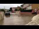 Tempête Gloria : inondations ce jeudi 23 janvier 2020 à Claira (Pyrénées-Orientales)