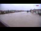 Tempête Gloria : la montée des eaux inquiète les habitants de Limoux