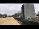 La première péniche à gros gabarit traverse Tournai à destination de Saint-Saulve