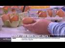 Table : les oeufs sont faits !