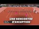 Il n'y avait jamais eu autant de spectateurs pour un match de tennis