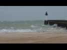 La tempête Ciara vue de la plage de Calais