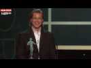 Cérémonie des Oscar : Brad Pitt, les larmes aux yeux, fait un discours émouvant (Vidéo)