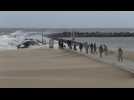 Tempête Ciara: la mer se déchaîne à Ostende