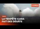 Tempête Ciara : 90 000 foyers privés d'électricité