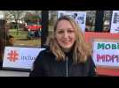 Manifestation pour les droits des handicapés et de leur famille