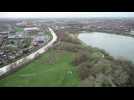 Base du Près du Hem à Armentières en drone