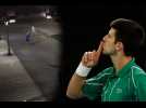 Novak Djokovic improvise un match de tennis en pleine à Belgrade