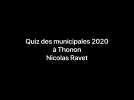 Le quiz des municipales de Nicolas Ravet