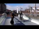 La passerelle inaugurée