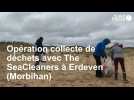 Opération collecte de déchets avec The SeaCleaners à Erdeven (Morbihan)