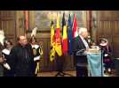 Mons. Passation de président à la procession de ducasse. Vidéo Eric Ghislain