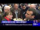 Salon de l'agriculture: Emmanuel Macron en campagne - 21/02