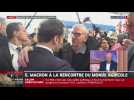 Salon de l'Agriculture : un maillot de l'OM offert à Emmanuel Macron