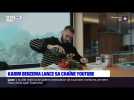 Le footballeur Karim Benzema lance sa chaîne YouTube