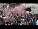 Carnaval de Granville : pluie de confettis sur les carnavaliers