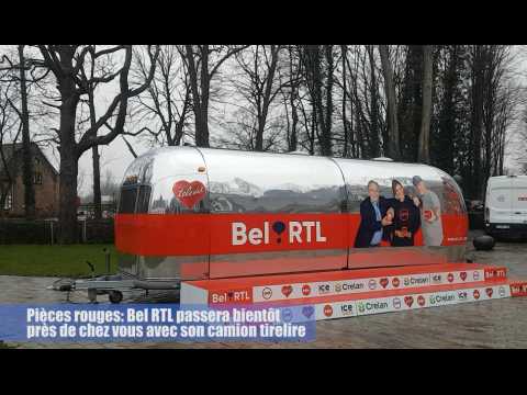 VIDEO : Pices rouges: le camion tirelire de Bel RTL