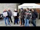 Une petite dizaine de personnes à la marche pour la sécurité de Tournai