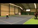 Entraînement de Kim Clijsters dans son Académie à Bree (4)