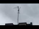 Une antenne râteau menace de tomber place Rihour à Lille