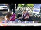 Grève des cantines : des parents ont organisé un pique-nique devant une école du 5e arrondissement