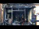 Incendie dans un établissement de restauration rapide en centre-ville du Mans