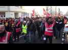 Manifestation contre la réforme des retraites à Reims le 17 janvier 2020
