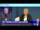 2022 : Marine Le Pen, déjà candidate - 17/01