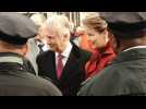 Le couple royal à Ground Zero avec des policiers touchés lors des attentats de Bruxelles