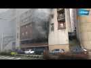 lemainelibre.fr Incendie dans le parking d'un immeuble au Mans