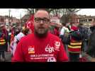 Manifestation à l'hôpital de Wattrelos