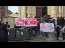 Sète : blocage filtrant à l'entrée du lycée Paul-Valéry contre la réforme du Bac