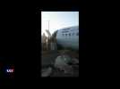 Un avion de ligne sort de piste et finit sur une autoroute en Iran