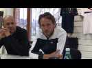 tennis : interview de Lucas Pouille, en visite au Coq Sportif à Romilly-sur-Seine