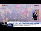 Manifestation de pompiers à Paris : tensions dans le cortège