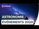 Les événements astronomiques et spatiaux à ne pas manquer en 2020
