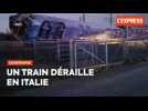 Un train déraille en Italie : des morts et des blessés
