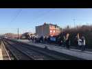 Occupation de la gare d'Avion pour protester contre les nouvelles dessertes TER