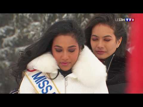 VIDEO : Les Miss France se retrouvent  Avoriaz pour la semaine d'intgration de Clmence Botino