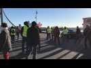 Réforme des retraites : 90 manifestants ont bloqué le pont Anjou-Bretagne entre 16 h et 18 h