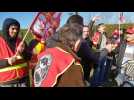 Hénin Beaumont: les métallurgistes du Nord Pas de Calais manifestent au siège patronal UIMM Udimétal Haut de France