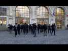 A Lille, un flashmob contre la réforme des retraites
