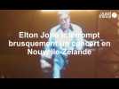 Elton John interrompt brusquement un concert en Nouvelle-Zélande