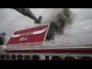 Hautmont: incendie au restaurant Buffalo Grill sur la zone Auchan