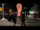 Lâcher de lanternes à Caudry pour la Saint-Valentin