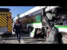 Trois bus impliqués dans un accident à Nantes