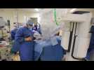 Opération chirurgicale assitée par un robot