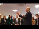 Emmanuel Macron chez AstraZeneca