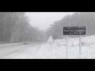 La neige est tombée au col de Vizzavona