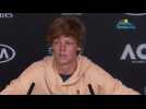 Open d'Australie 2020 - At 18 years, Jannik Sinner won his first Grand Slam match